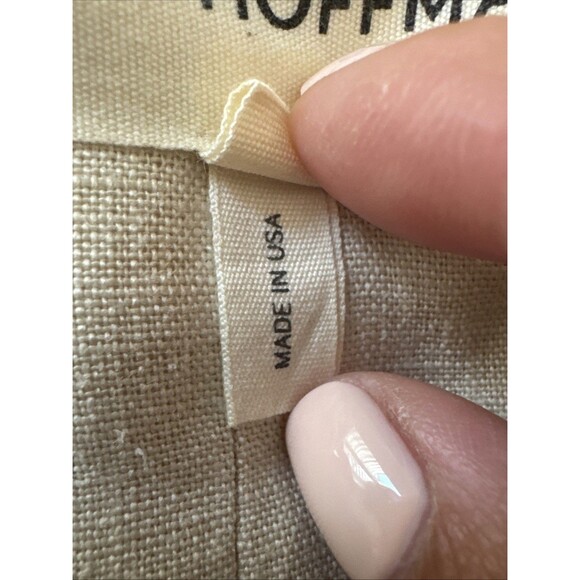 Mara Hoffman Size 4 100% Hemp Maxi Beige Dress Tie Front USA Made - Picture 14 of 16